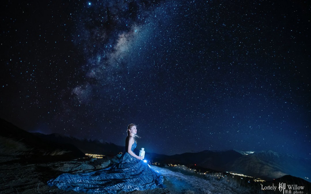静静的皇后镇星空